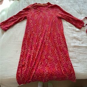 Gudrun Sjoden Tunic Floral Dress Size M